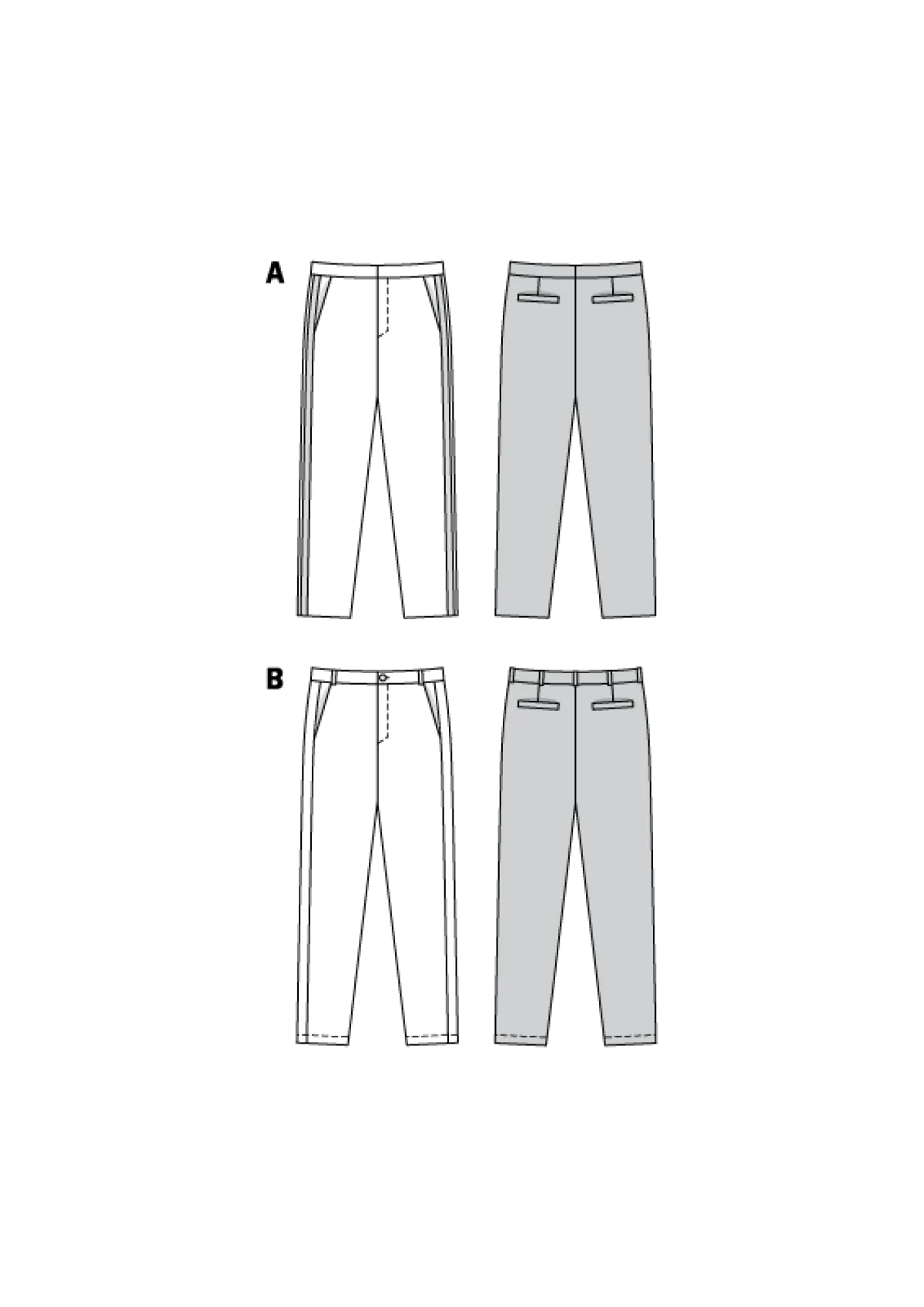 Uomo Cartamodelli Burda Uomo>pantaloni