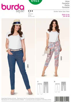 Cartamodelli Burda Taglie Forti>pantaloni
