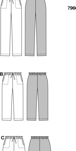 Cartamodelli Burda Pantaloni>pantaloni