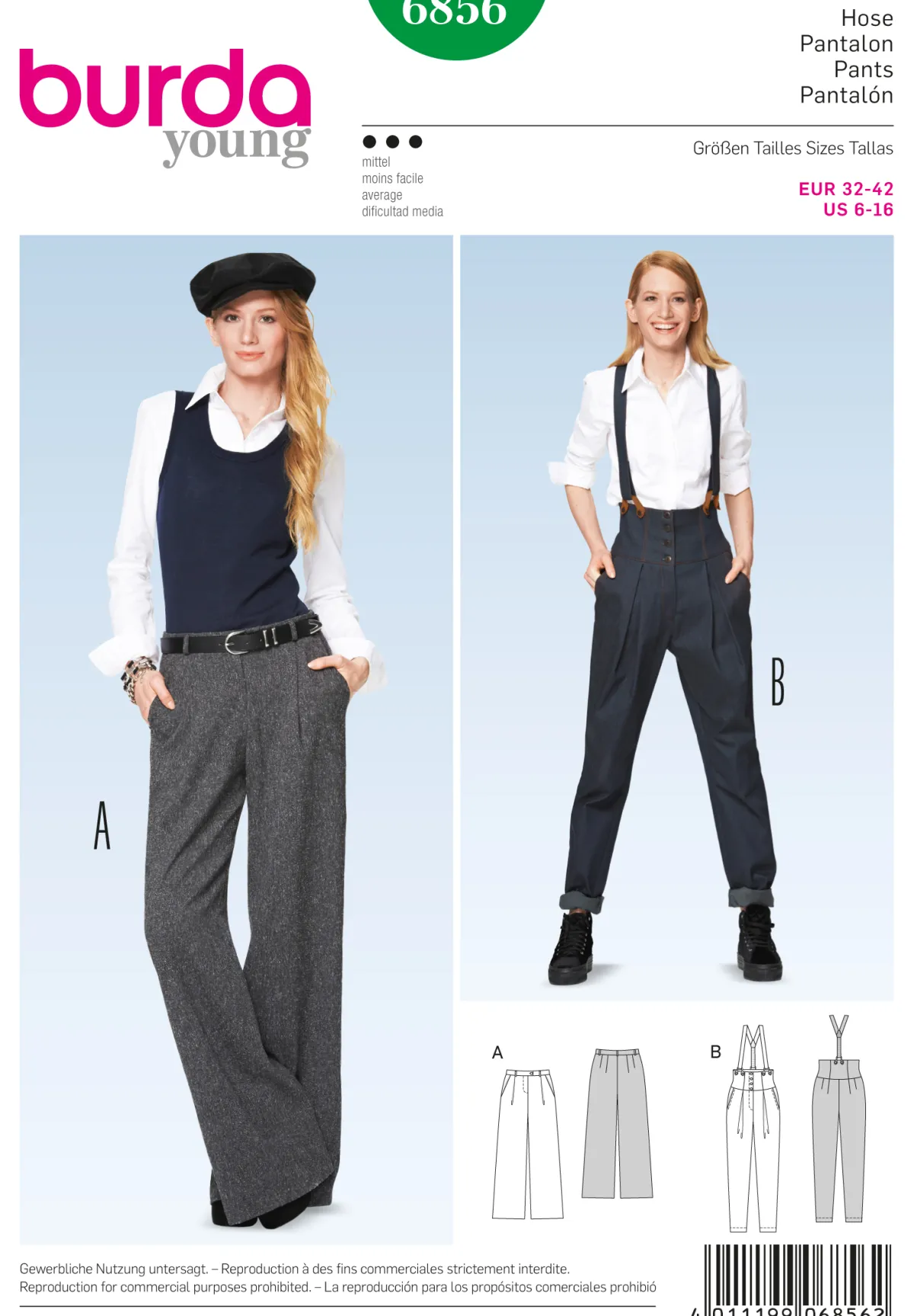 Cartamodelli Burda Pantaloni>pantaloni