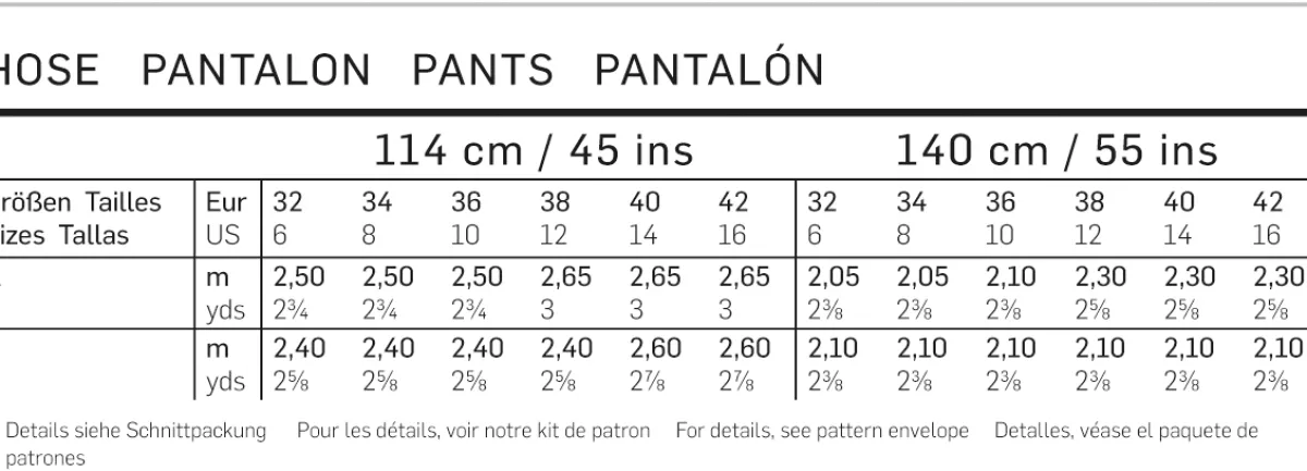 Cartamodelli Burda Pantaloni>pantaloni