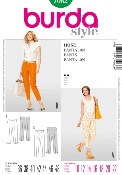Cartamodelli Burda Pantaloni>pantaloni