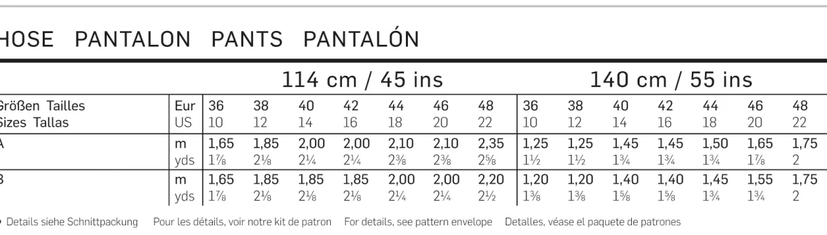 Cartamodelli Burda Pantaloni>pantaloni