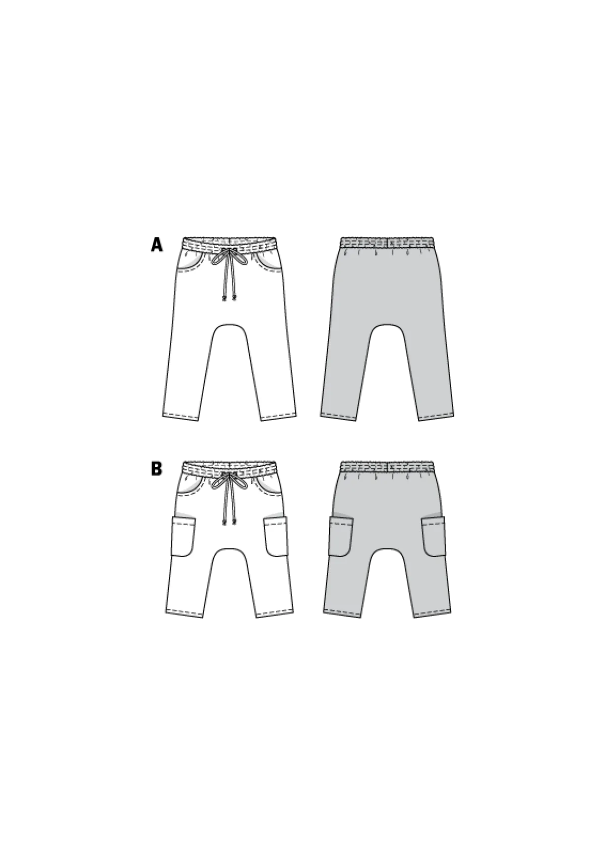 Cartamodelli Burda Neonati|Bambini>pantaloni della tuta