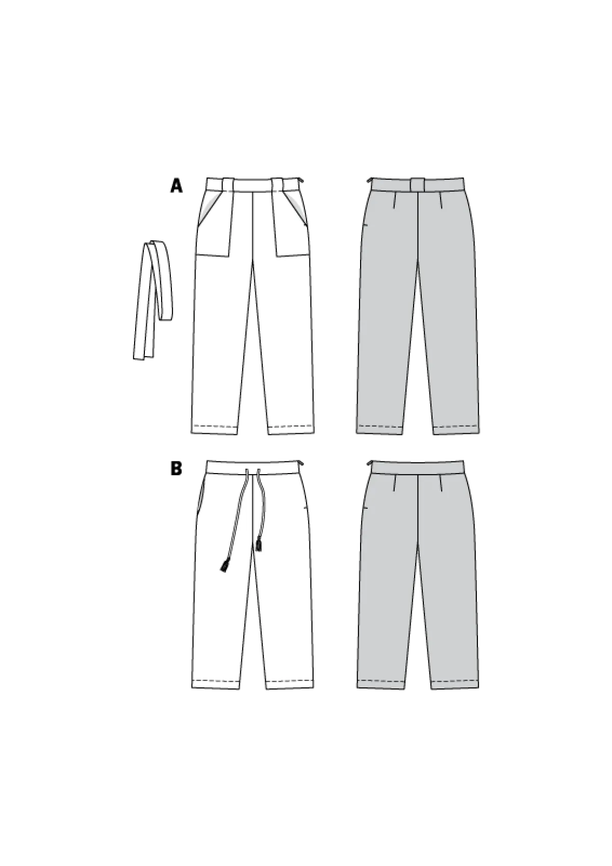Giesse Scampoli Taglie Forti>PANTALONI / PANTALONI - GAMBA DRITTA -T