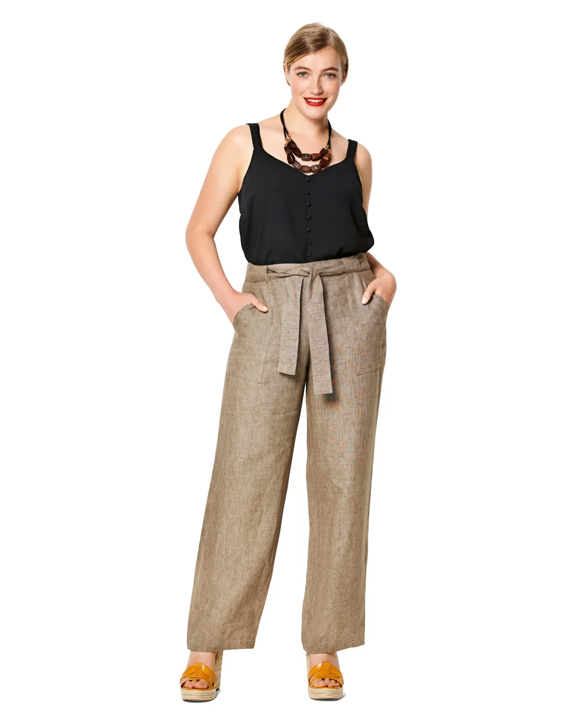 Giesse Scampoli Taglie Forti>PANTALONI / PANTALONI - GAMBA DRITTA -T