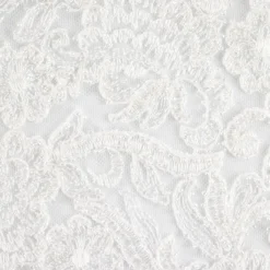Giesse Scampoli Tessuti In Pizzo>PIZZO RICAMATO AISNE SPOSA