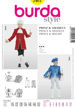 Cartamodelli Burda Neonati|Bambini>Principe, Amadeus