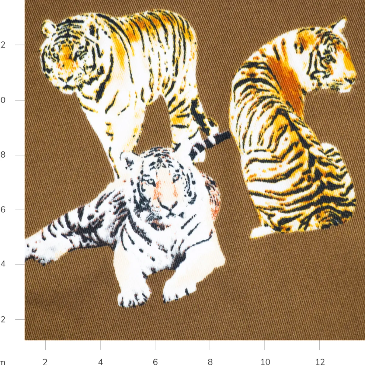 Giesse Scampoli Fantasie Moda>RASO NICOLETTA TIGRE