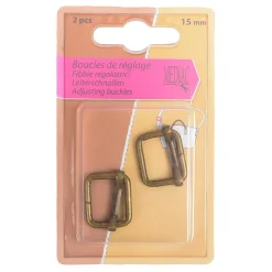 Giesse Scampoli Accessori Per Borse E Bigiotteria>REGOLATORI 2PZ 15 MM