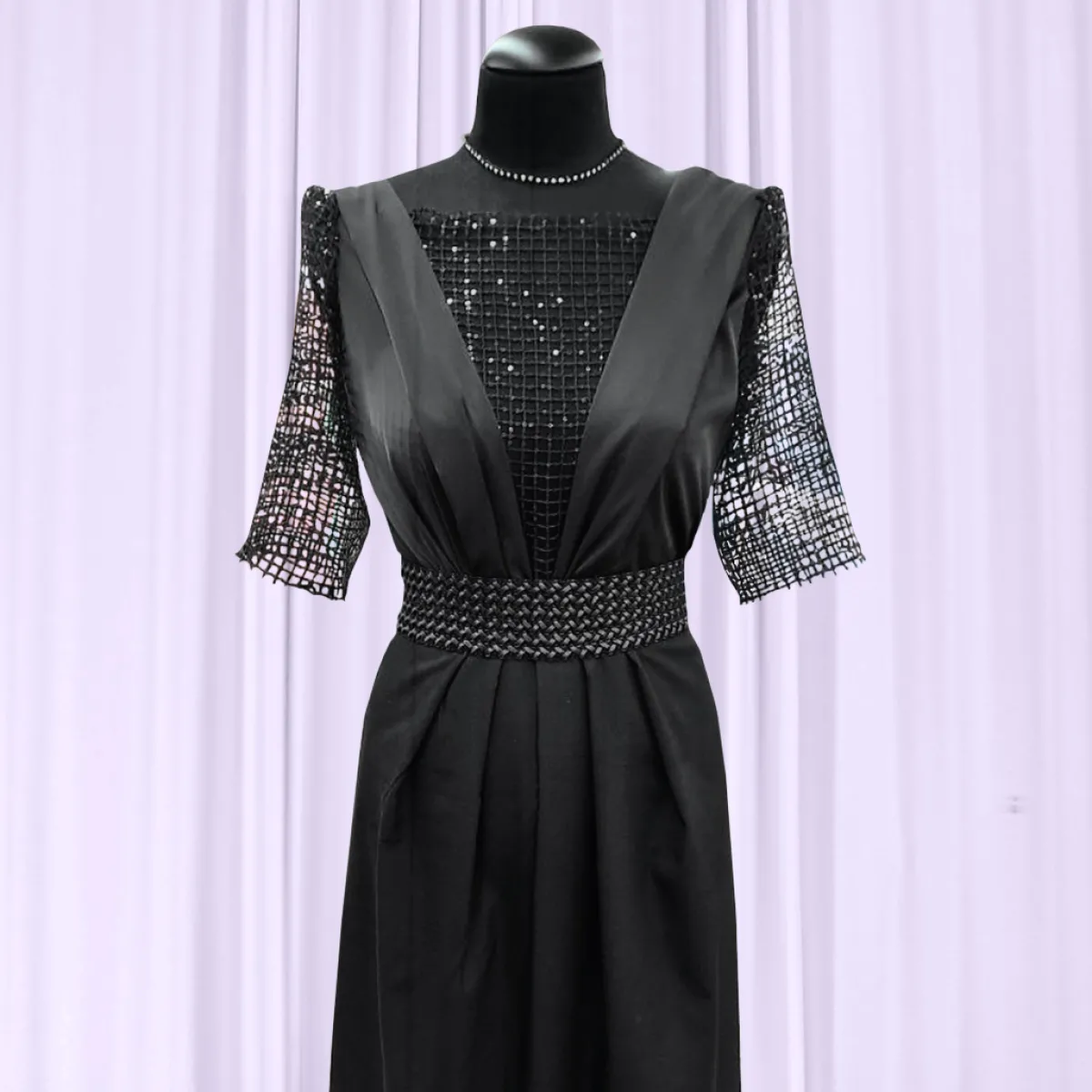 Giesse Scampoli Tulle & Tessuti Rete>RETE CON PAILETTES