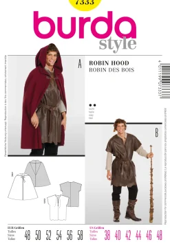 Cartamodelli Burda Costumi Per Spettacoli E Carnevale>Robin Hood