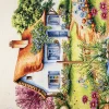 Giesse Scampoli Tovaglie Fantasia>RUNNER PIAZZATO 47X140 NEW COTTAGE