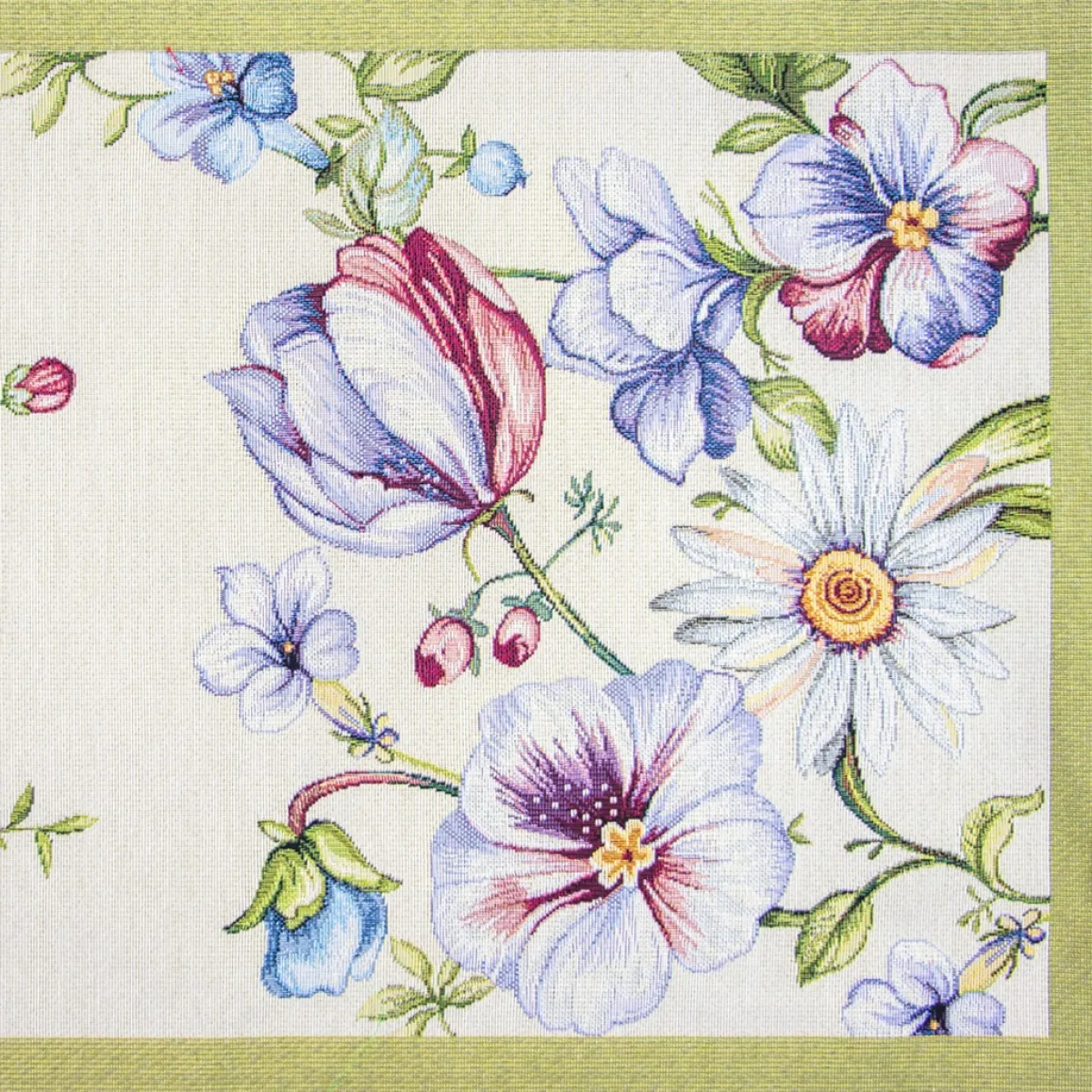 Giesse Scampoli Tovaglie Fantasia>Runner piazzato 40X100tulips