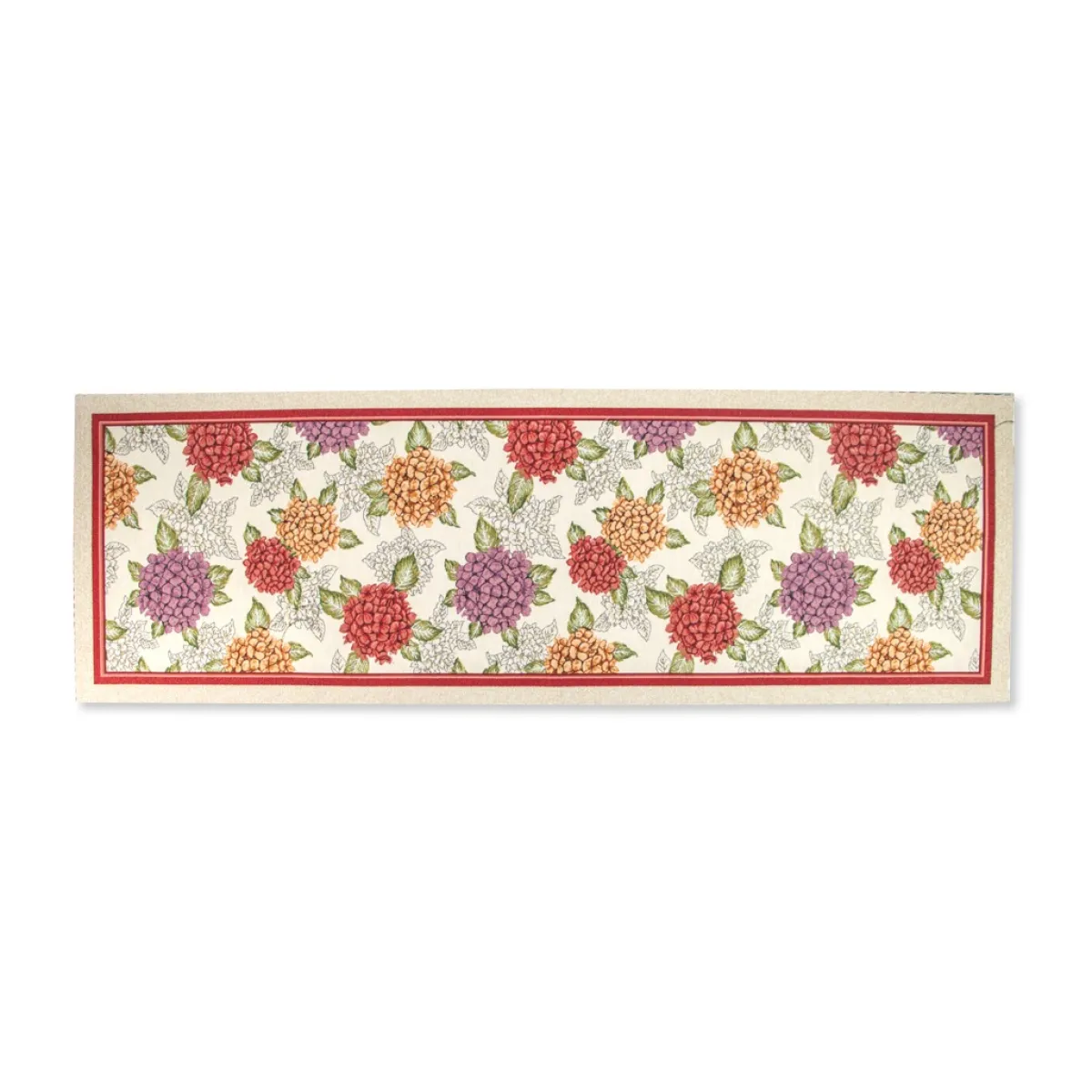Giesse Scampoli Tovaglie Fantasia|Pannelli Per Cuscini>RUNNER 47X140 MIXER ORTENSIE
