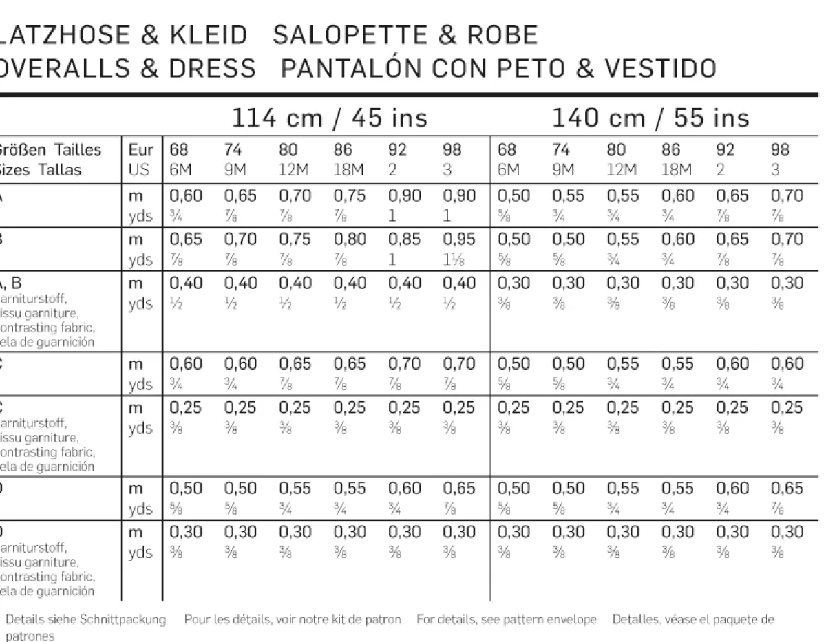 Cartamodelli Burda Neonati|Bambini>Salopette e vestito