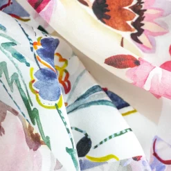 Giesse Scampoli Tessuti Coordinati|Fantasie Moda>SETA PURA VIA MAZZINI FIORI