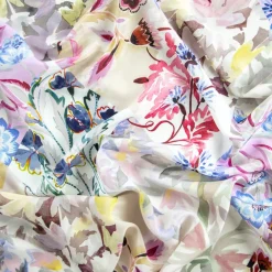 Giesse Scampoli Tessuti Coordinati|Fantasie Moda>SETA PURA VIA MAZZINI FIORI