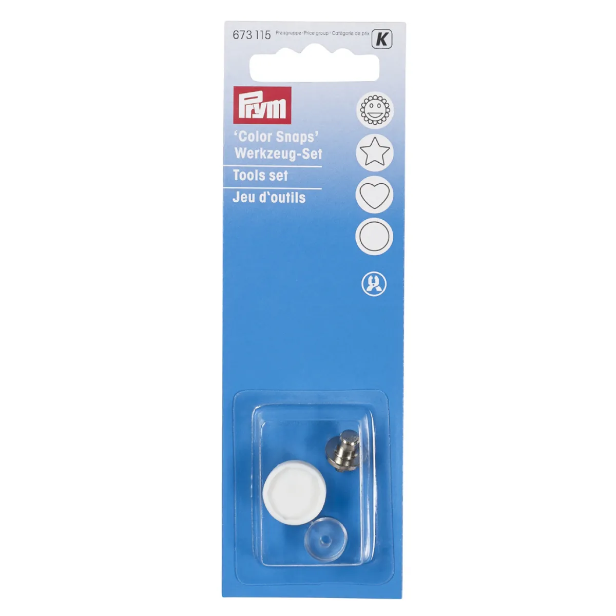 Giesse Scampoli Bottoni E Fibbie>Set strumenti bottoni ColorSnaps