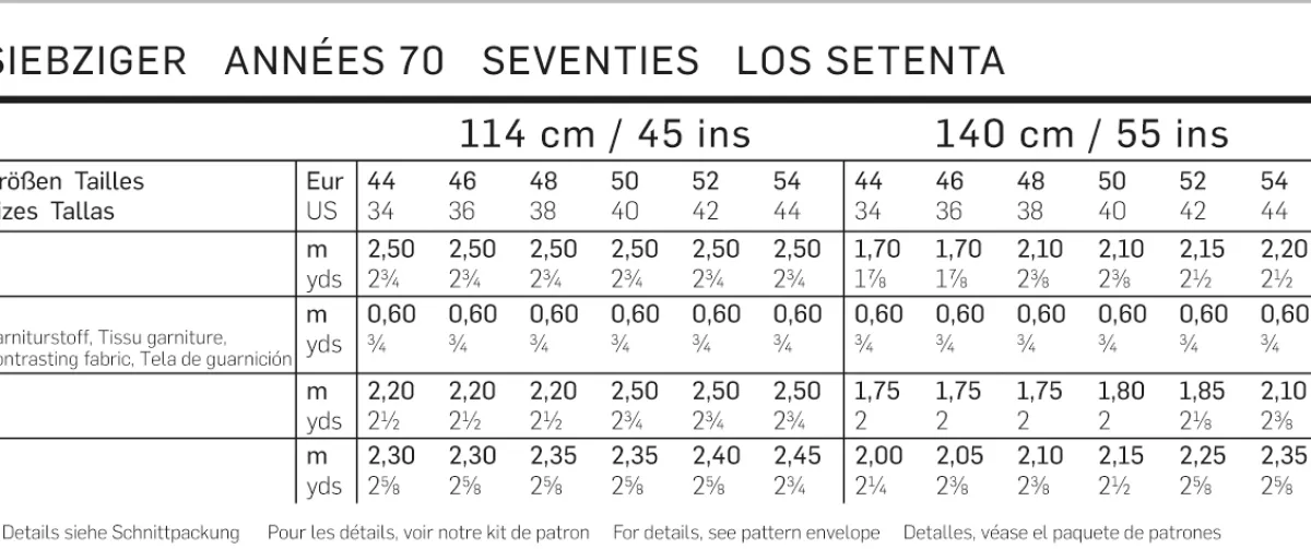 Cartamodelli Burda Costumi Per Spettacoli E Carnevale>settanta