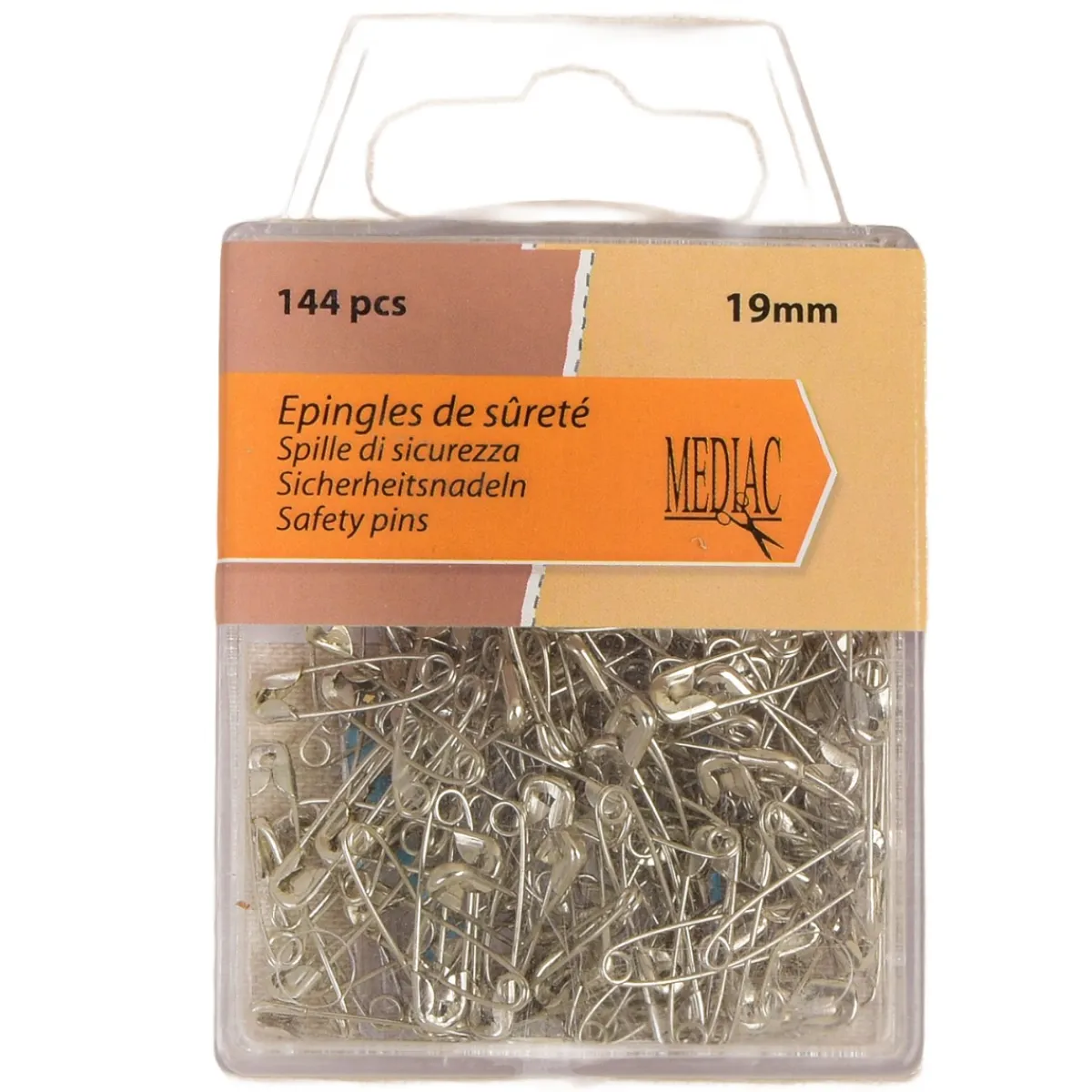 Giesse Scampoli Accessori Per Il Cucito>Spille 19mm 144pz