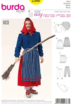 Cartamodelli Burda Costumi Per Spettacoli E Carnevale>strega