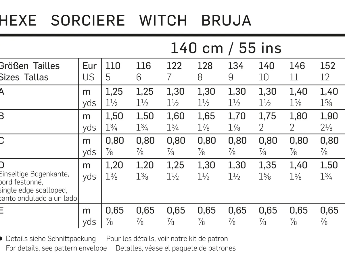 Cartamodelli Burda Neonati|Bambini>strega