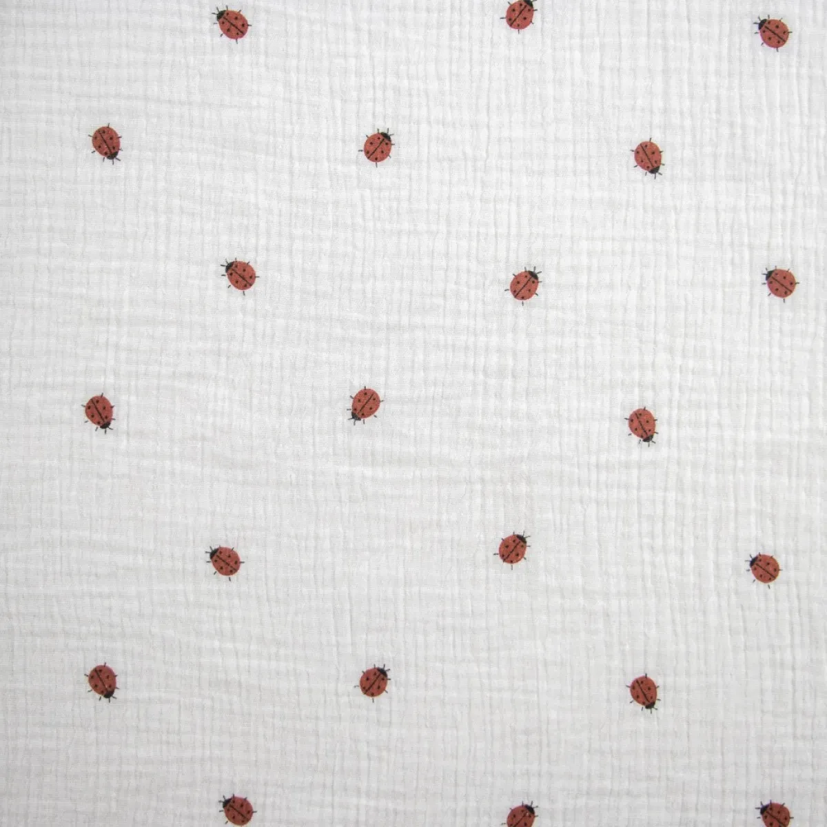 Bambino Giesse Scampoli Tessuti In Cotone|Fantasie Moda>TELA INDIANA FANTASIA COCCINELLE