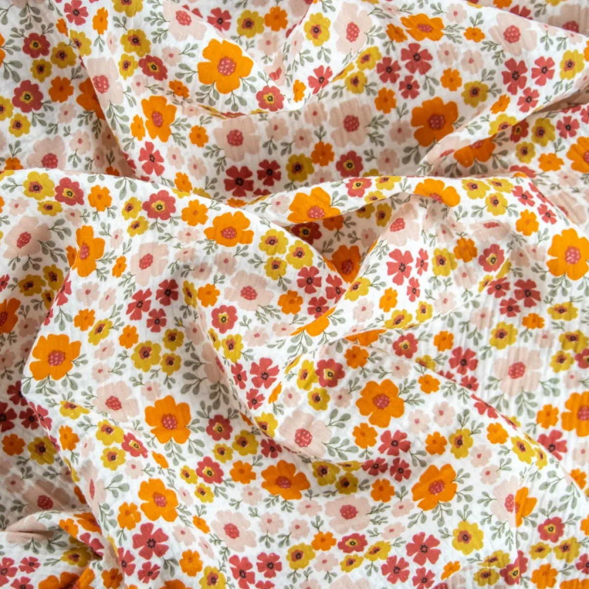 Bambino Giesse Scampoli Tessuti In Cotone|Fantasie Moda>TELA INDIANA FANTASIA FLOWERS