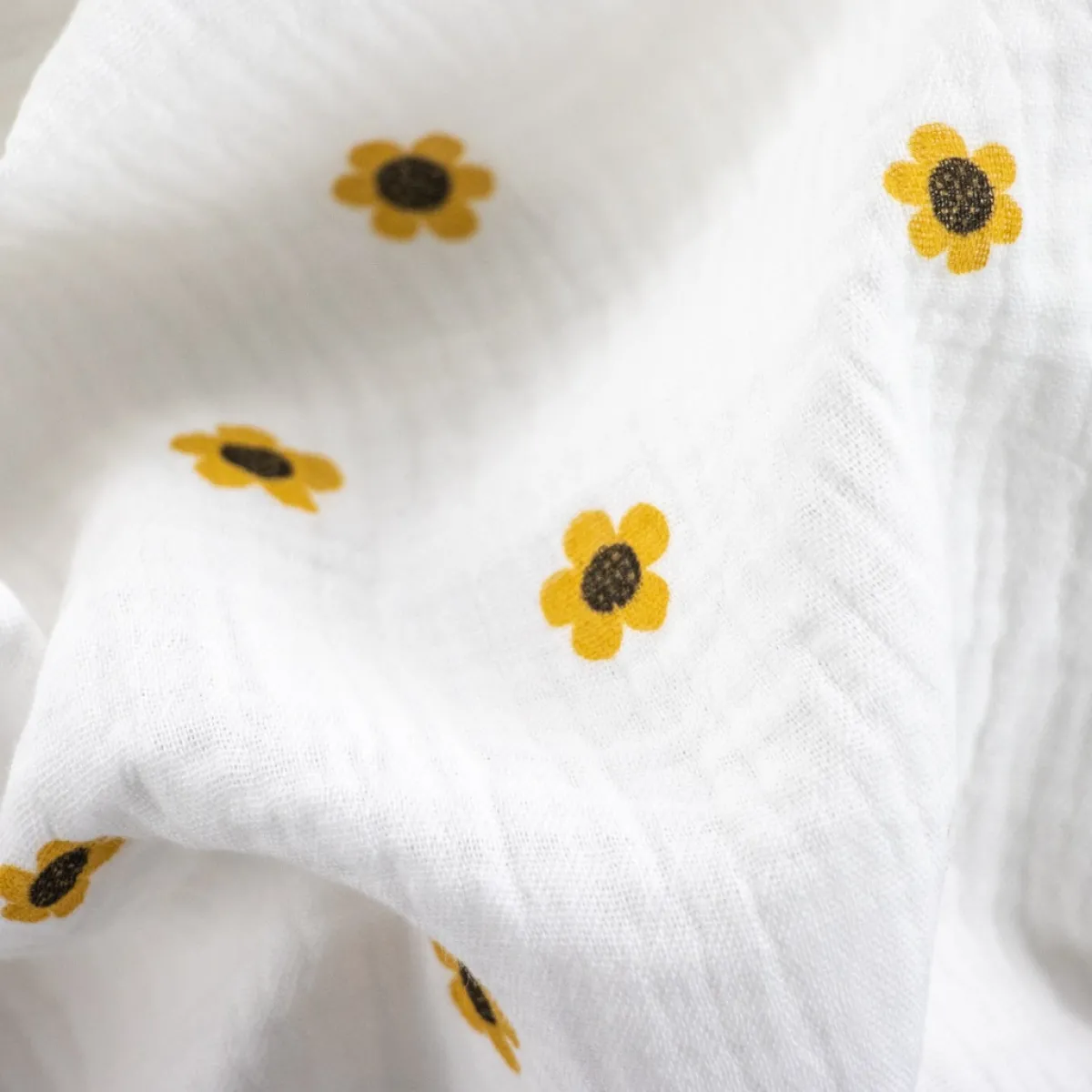 Bambino Giesse Scampoli Tessuti In Cotone|Fantasie Moda>TELA INDIANA FANTASIA GIRASOLI