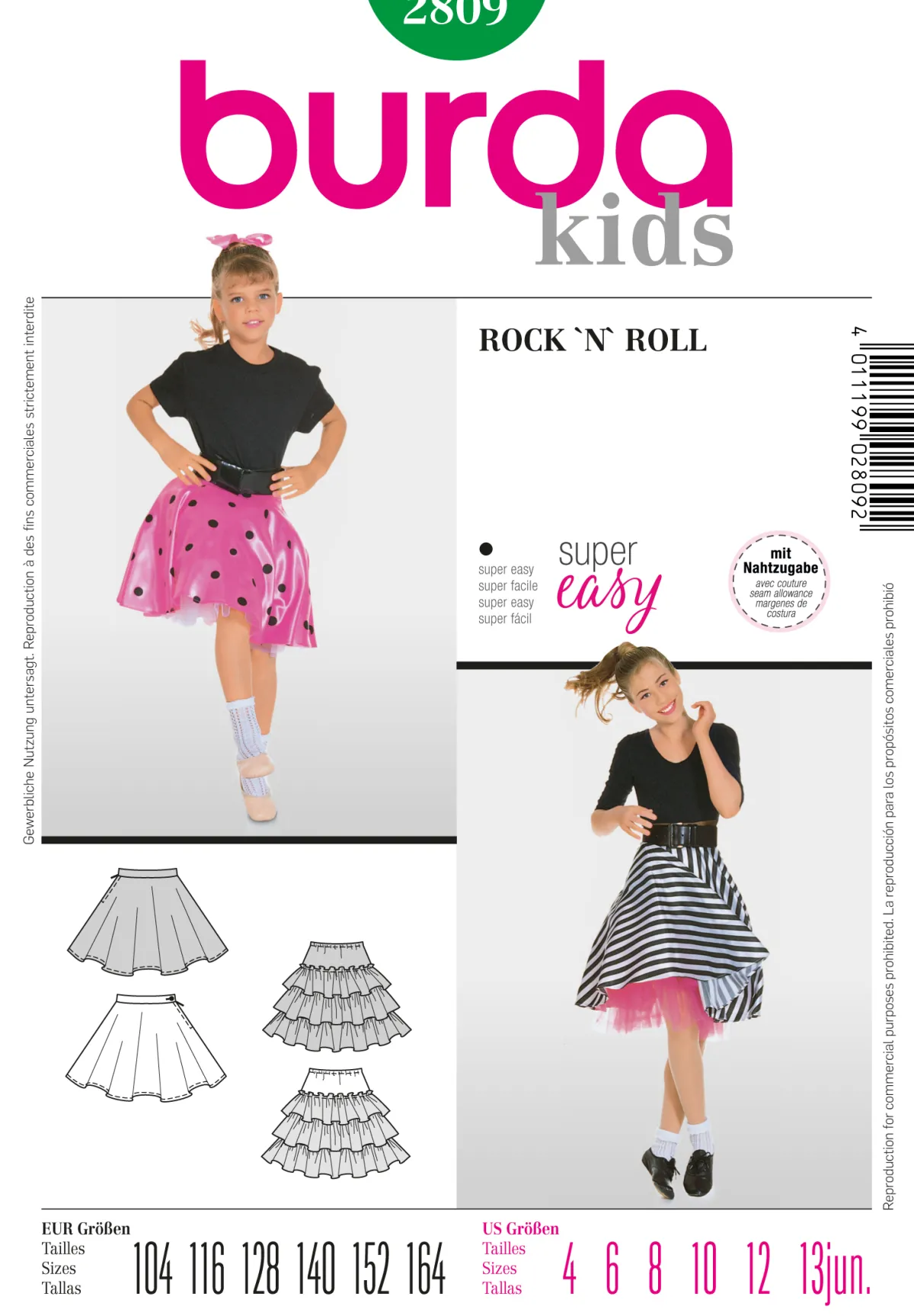 Cartamodelli Burda Neonati|Bambini>Tellerrock