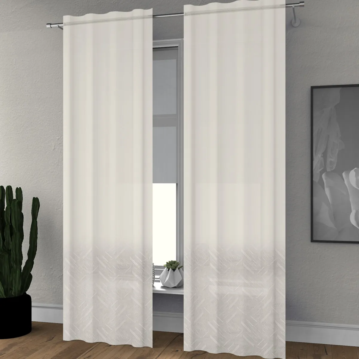 Giesse Scampoli Tende Classiche>TENDA BALZA RICAMATA
