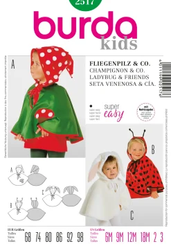 Cartamodelli Burda Neonati|Bambini>Toadstool & Co