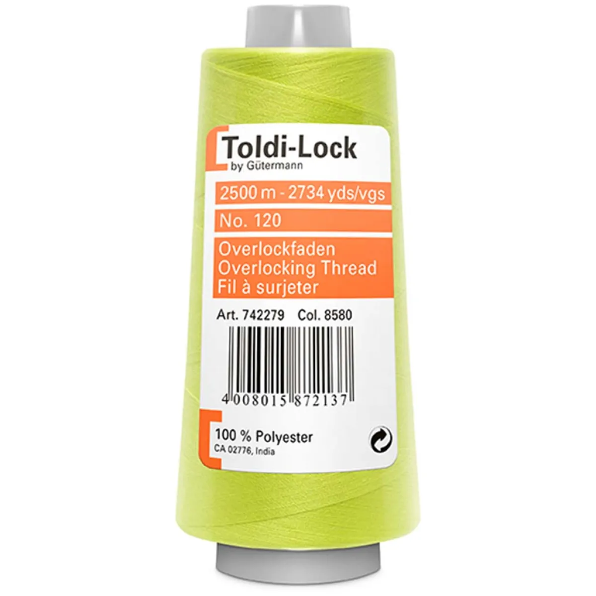 Giesse Scampoli Fili Per Il Cucito>Toldi-Lock 2.500 m