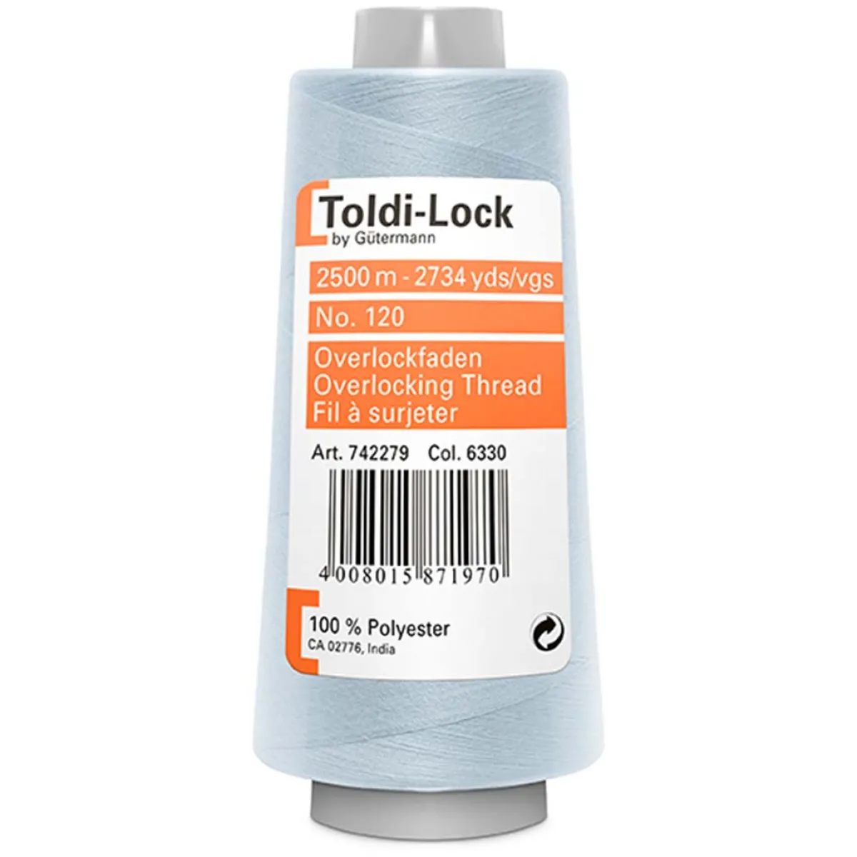 Giesse Scampoli Fili Per Il Cucito>Toldi-Lock 2.500 m