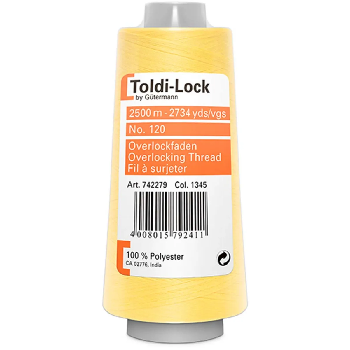 Giesse Scampoli Fili Per Il Cucito>Toldi-Lock 2.500 m