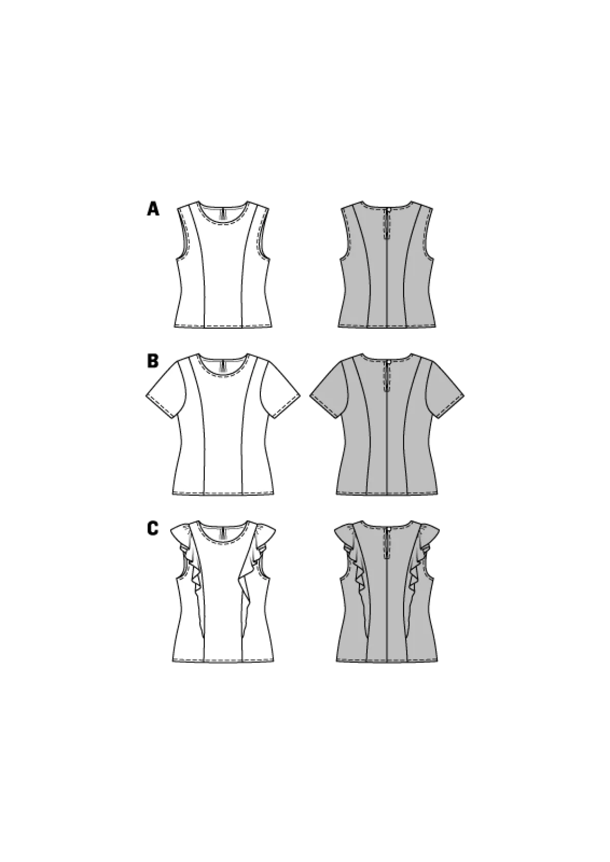 Cartamodelli Burda Top>top