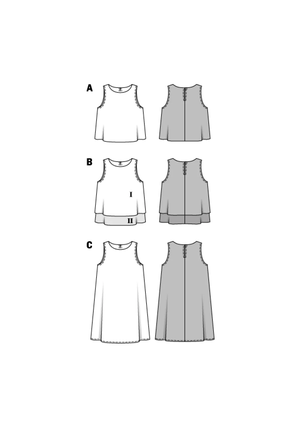 Cartamodelli Burda Top|Abiti>Top e vestito