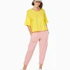 Giesse Scampoli Top>Top - Scollo tondo -Boxy Shape - Frills