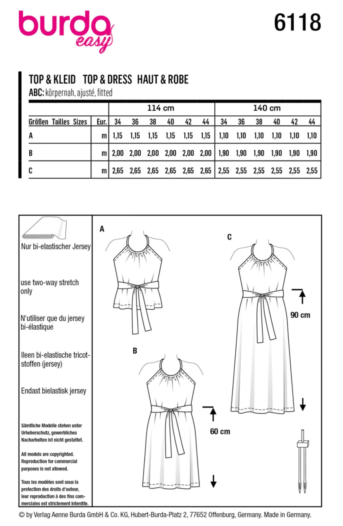Giesse Scampoli Top|Abiti>Top Vestito