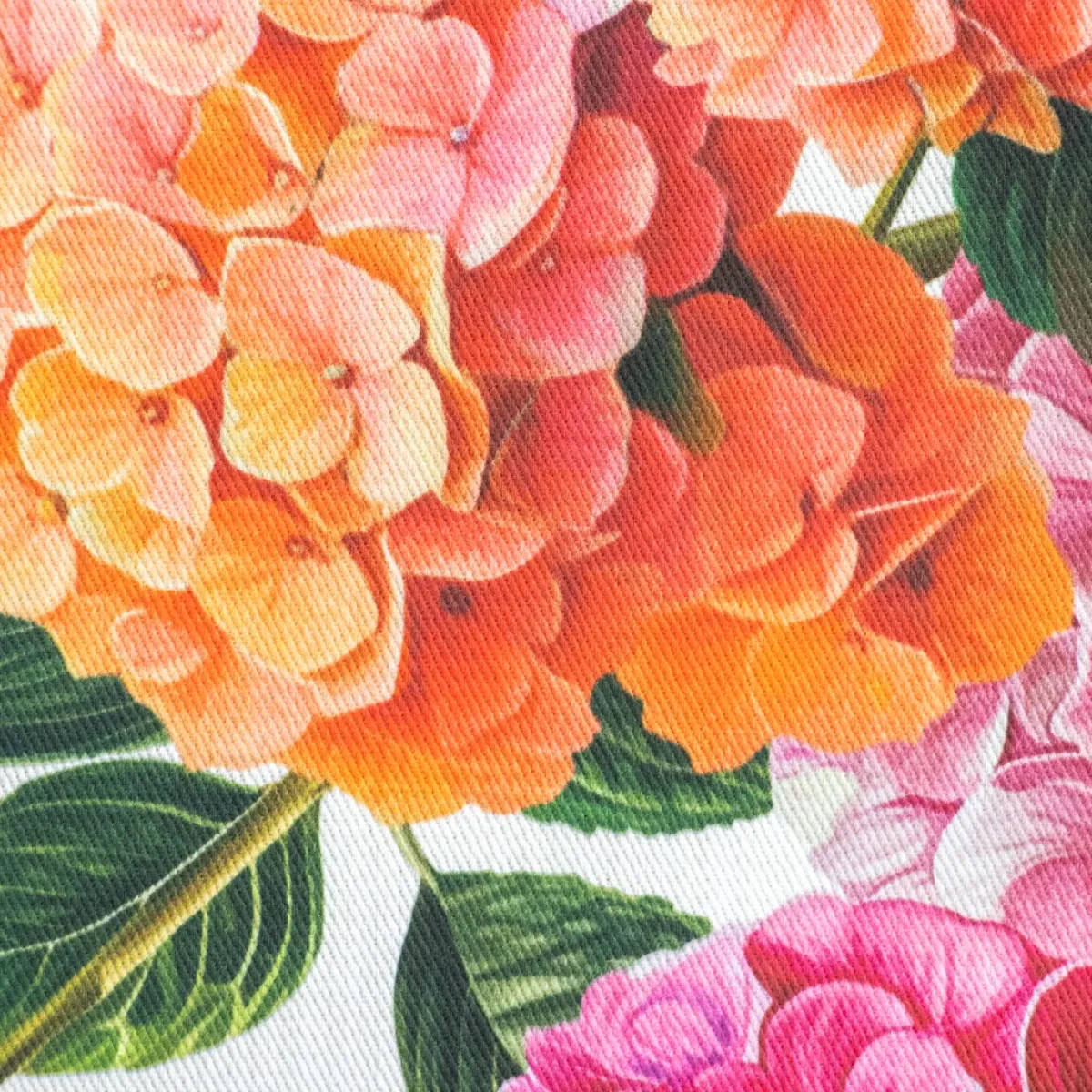 Giesse Scampoli Tovaglie Fantasia>TOVAGLIA BALZATA ORTENSIE