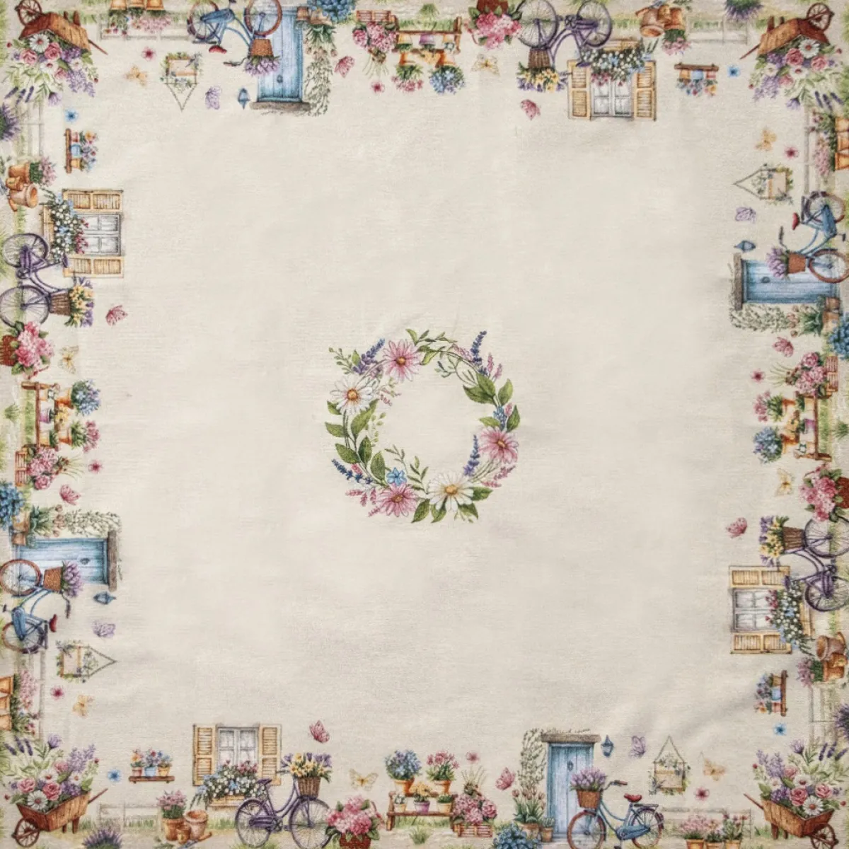 Giesse Scampoli Tovaglie Fantasia>Tovaglia piazzata 140x140 Normandia