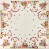 Giesse Scampoli Tovaglie Fantasia>Tovaglia piazzata 100x100 Pasqua fiorita