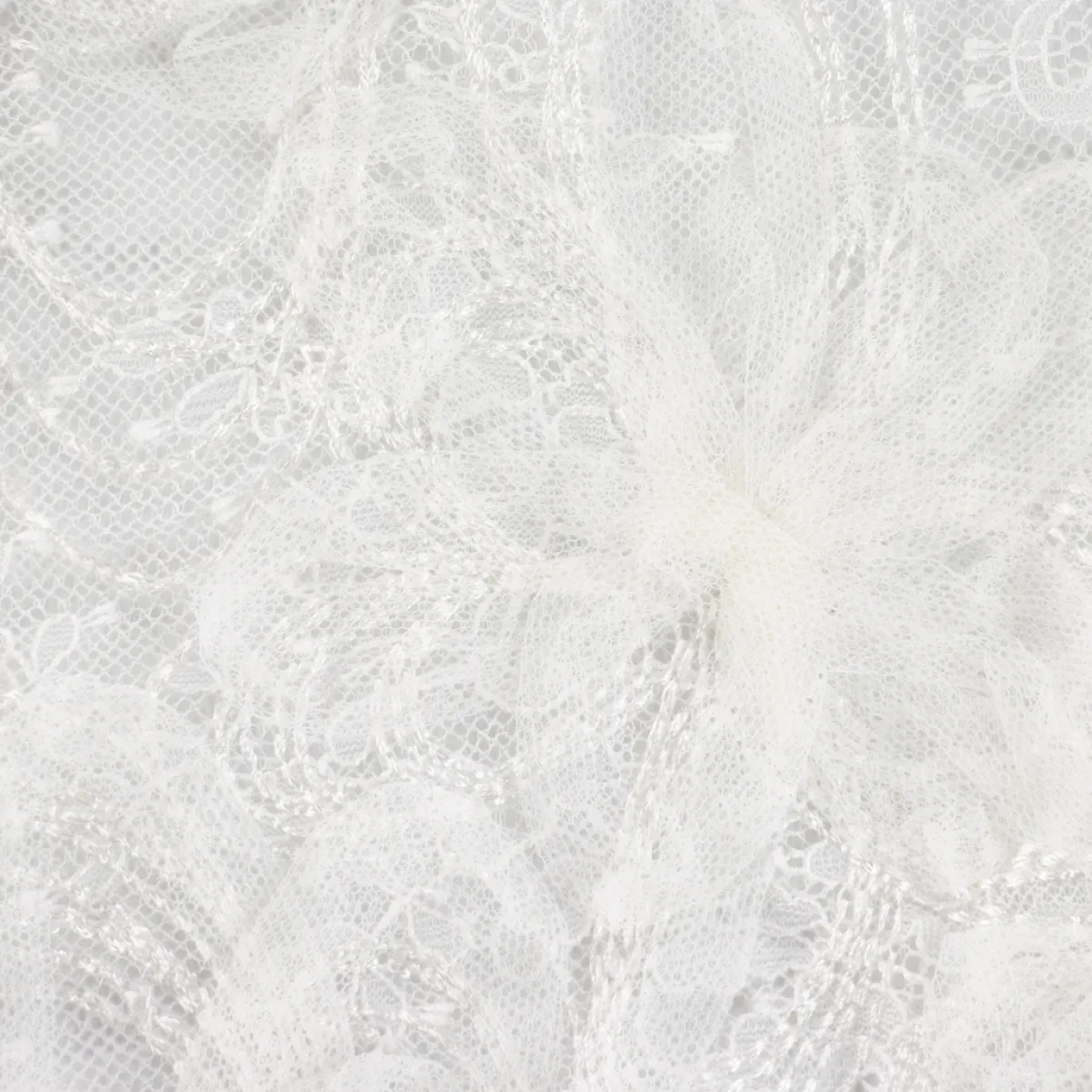 Giesse Scampoli Tessuti In Pizzo>TULLE APPLICATO MARNE SPOSA