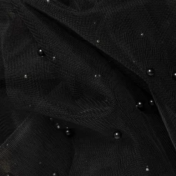 Giesse Scampoli Tulle & Tessuti Rete|Pizzi E Tessuti Ricamati>TULLE CON PERLINE NAVE
