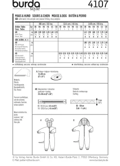 Cartamodelli Burda Neonati|Bambini>tuta