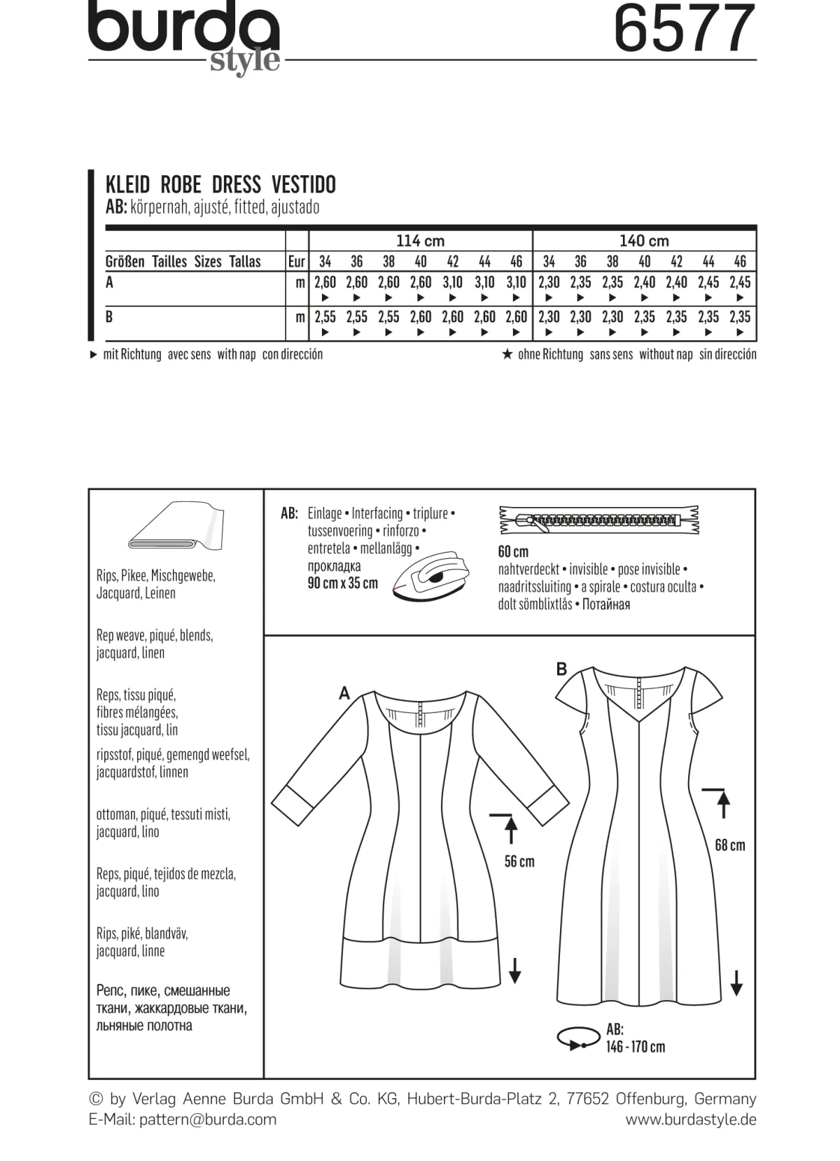 Cartamodelli Burda Abiti>vestiti