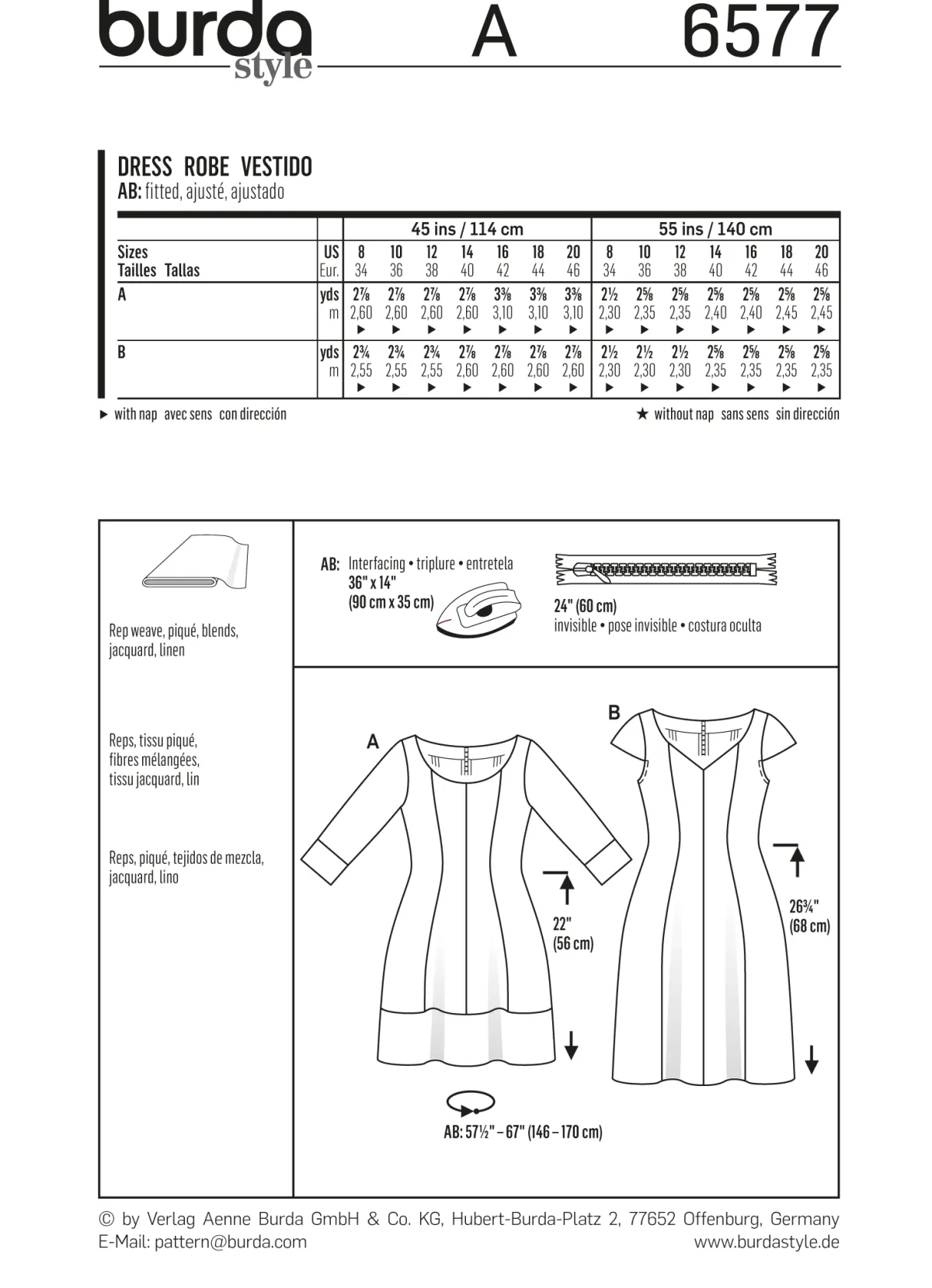 Cartamodelli Burda Abiti>vestiti