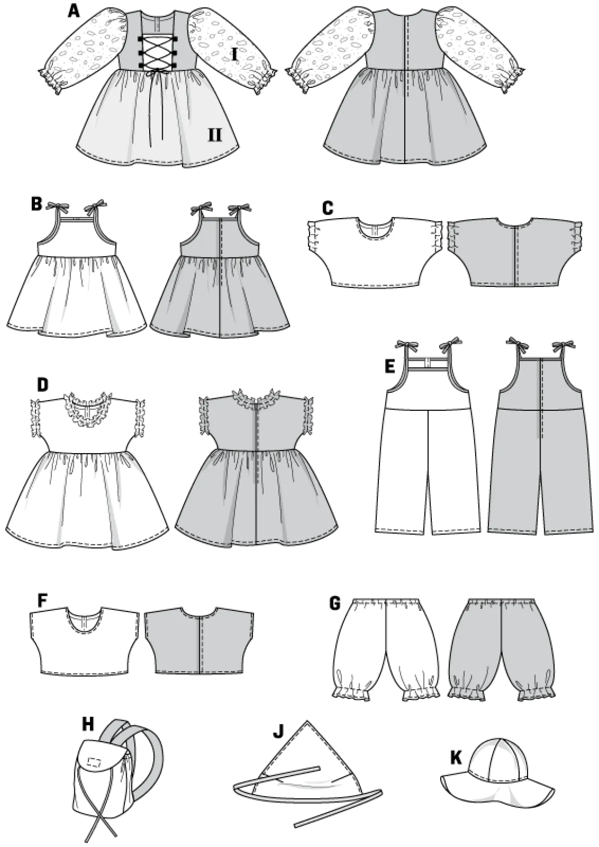 Cartamodelli Burda Creatività E Accessori>vestiti per le bambole