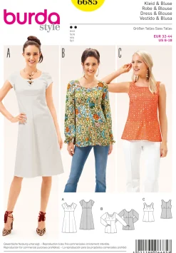 Cartamodelli Burda Top|Abiti><noscript><img width=
